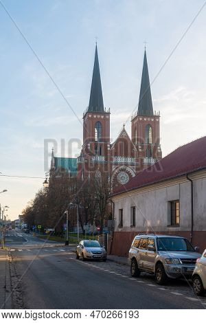 Czestochowa, Poland - 01 January, 2023: The Archcathedral Basilica Of The Holy Family Is A Neo-gothi