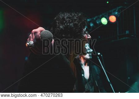 Mt. Clemens, Michigan -usa- January 28, 2023: Xyz Performing At The Emerald Theatre As Special Guest