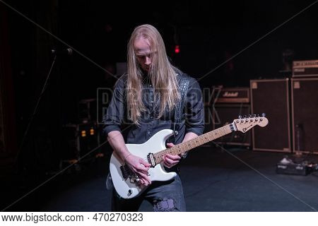 Mt. Clemens, Michigan -usa- January 28, 2023: Xyz Performing At The Emerald Theatre As Special Guest