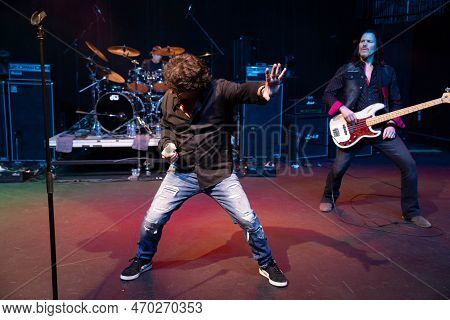 Mt. Clemens, Michigan -usa- January 28, 2023: Xyz Performing At The Emerald Theatre As Special Guest
