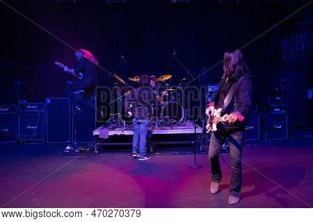 Mt. Clemens, Michigan -usa- January 28, 2023: Xyz Performing At The Emerald Theatre As Special Guest