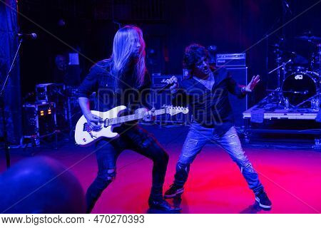 Mt. Clemens, Michigan -usa- January 28, 2023: Xyz Performing At The Emerald Theatre As Special Guest