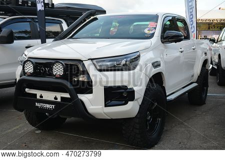 Pasay, Ph - Dec 3 - Toyota Gazoo Racing Hilux Pick Up At Bumper To Bumper Car Show On December 3, 20