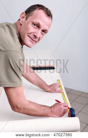 Artisan meten behang