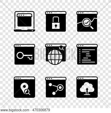 Set Laptop With Browser Window, Secure Your Site Https, Ssl, Website Stocks Market, Infographic Of C