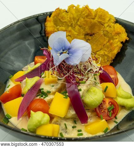 An Exquisite South American Ceviche Of Fresh Fish