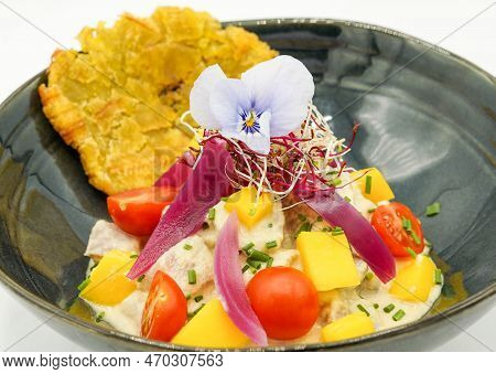An Exquisite South American Ceviche Of Fresh Fish