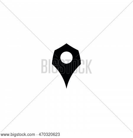 Location Pin Icon. Simple Style Travel Company Big Sale Poster Background Symbol. Location Pin Brand