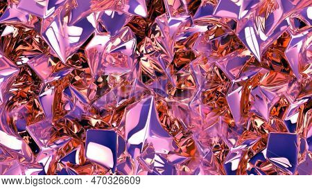 3d Rendering  Shiny Liquid Ripples On The Surface Of A Technological Material With An Elegant Shape.