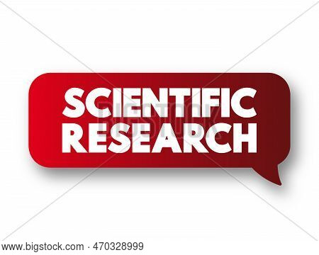 Scientific Research Is The Research Performed By Applying Systematic And Constructed Scientific Meth