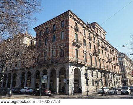 Corso Vinzaglio And Corso Matteotti In Turin
