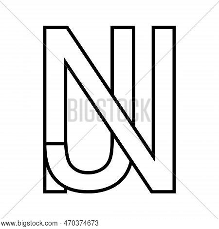 Logo Sign Nj Jn Icon Double Letters Logotype N J