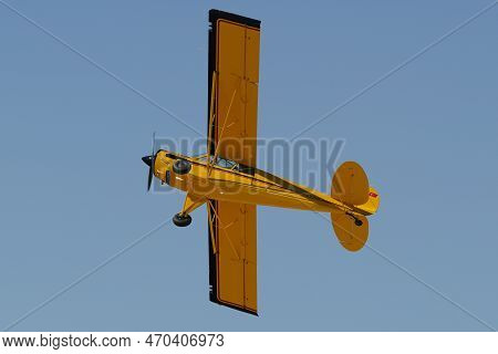 Eskisehir, Turkiye - September 18, 2022: M.s.o Air And Space Museum Aviat A-1b Husky (2431) Display 