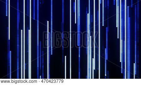 Background From Lines, Dots And Particles. Colorful Bright Lines. Bright Lines From Dots. Seamless L
