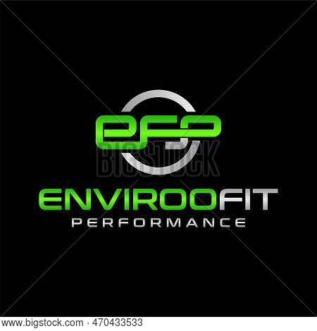 Logo Design Graphic Concept Creative Abstract Premium Free Vector Stock Letter Efp Font Merge Connec
