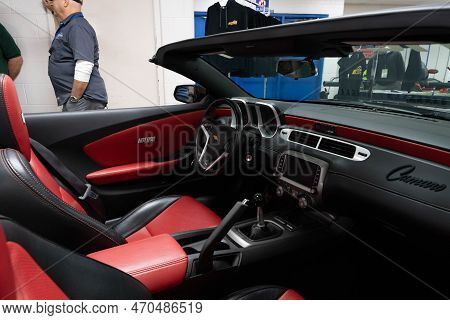 Flint, Michigan -usa- February 10, 2023:  8Th Annual Chrome And Ice Winter Indoor Autoshow At The Do