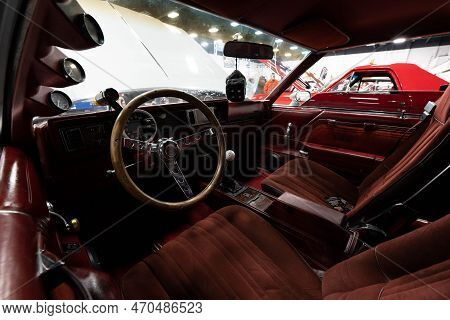 Flint, Michigan -usa- February 10, 2023:  8Th Annual Chrome And Ice Winter Indoor Autoshow At The Do