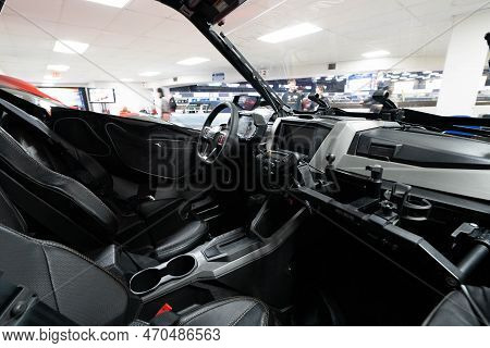 Flint, Michigan -usa- February 10, 2023:  8Th Annual Chrome And Ice Winter Indoor Autoshow At The Do