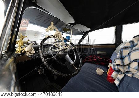 Flint, Michigan -usa- February 10, 2023:  8Th Annual Chrome And Ice Winter Indoor Autoshow At The Do