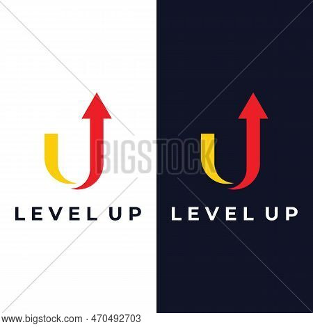 Trading Logo Template Design, Showing Stock Increase Charts. Logo For Online Trading, Business, Fina
