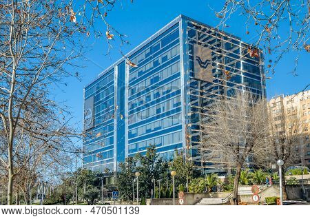 Madrid, Spain - December 27, 2021: View Of The Acerinox Headquarters In Madrid, Spain. Acerinox Is A