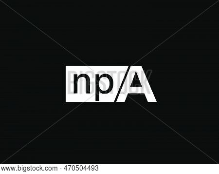 Npa Logo And Graphics Design Vector Art, Icons Isolated On Black Background