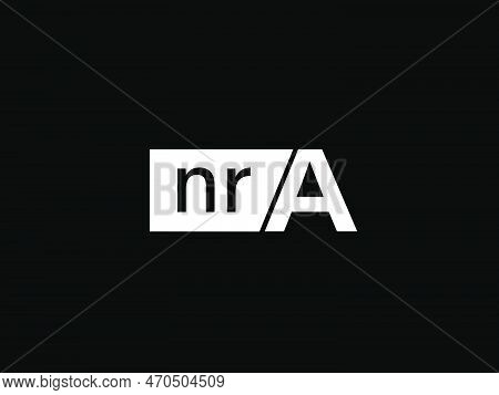 Nra Logo And Graphics Design Vector Art, Icons Isolated On Black Background
