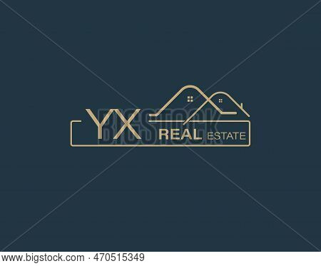Yx Real Estate & Consultants Logo Design Vectors Images. Luxury Real Estate Logo Design