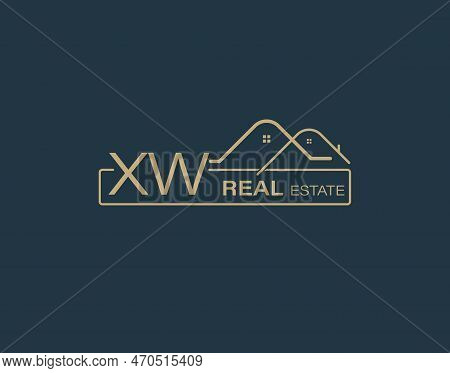 Xw Real Estate & Consultants Logo Design Vectors Images. Luxury Real Estate Logo Design