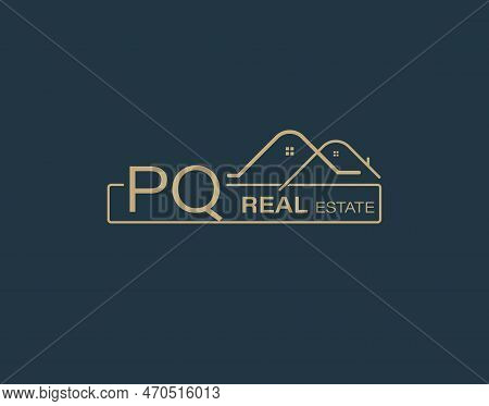 Pq Real Estate & Consultants Logo Design Vectors Images. Luxury Real Estate Logo Design