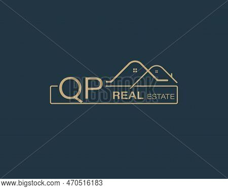 Qp Real Estate & Consultants Logo Design Vectors Images. Luxury Real Estate Logo Design