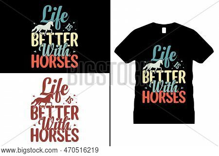 Funny Horse Tshirt Design, Horse Lover