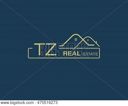 Tz Real Estate & Consultants Logo Design Vectors Images. Luxury Real Estate Logo Design