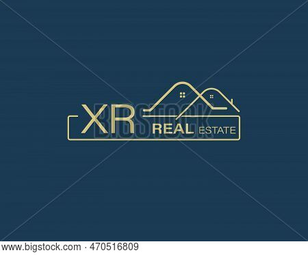 Xr Real Estate & Consultants Logo Design Vectors Images. Luxury Real Estate Logo Design