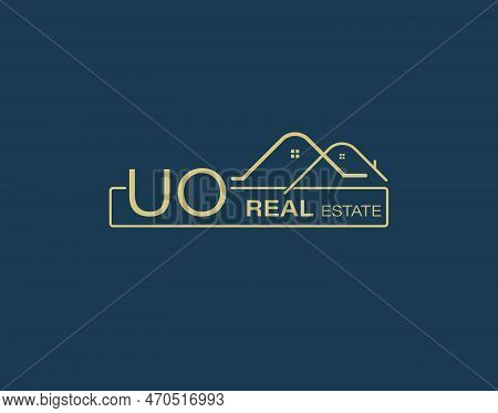 Uo Real Estate & Consultants Logo Design Vectors Images. Luxury Real Estate Logo Design