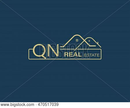 Qn Real Estate & Consultants Logo Design Vectors Images. Luxury Real Estate Logo Design