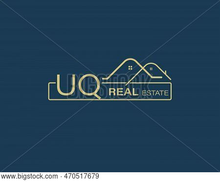 Uq Real Estate & Consultants Logo Design Vectors Images. Luxury Real Estate Logo Design