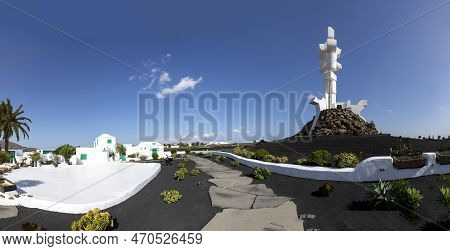 Lanzarote, Spain - February 2, 2023: Monument In El Campesino, Lanzarote, Canary Islands, Spain