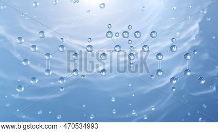 Bicalutamide Molecular Structure, 3d Model Molecule, Antiandrogen Medication, Structural Chemical Fo