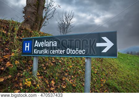 Otocec, Slovenia - November 11, 2022: Avelana Is A Surgical Center, Specialized In Varicose Veins In