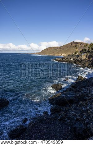 Majestic View Of Picscina Natual Cueva  From Las Palomas Beach