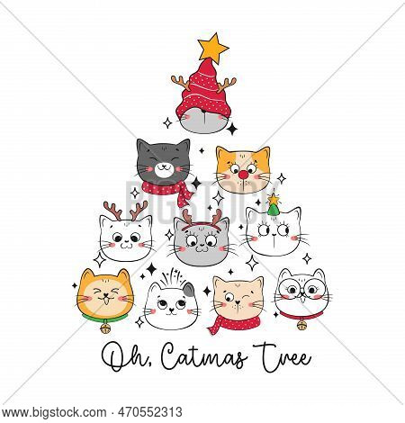 Oh Catmas Tree Quote For Christmas And New Year.
