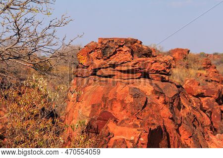 Waterberg Plateau National Park, Kalahari, Otjiwarongo, Namibia, Africa. Beautiful African Landscape