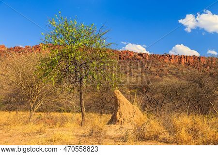 Waterberg Plateau National Park, Kalahari, Otjiwarongo, Namibia, Africa. Beautiful African Landscape