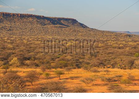 Waterberg Plateau National Park, Kalahari, Otjiwarongo, Namibia, Africa. Beautiful African Landscape