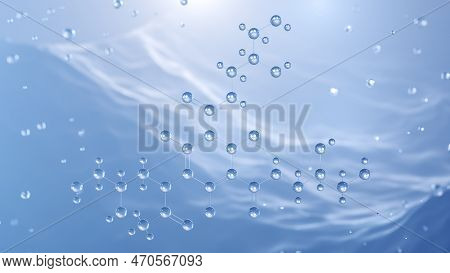 Iohexol Molecular Structure, 3d Model Molecule, Contrast Agent, Structural Chemical Formula View Fro