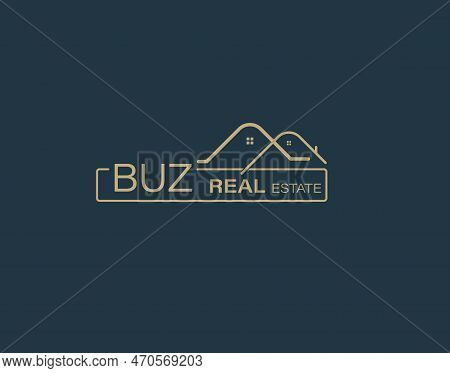 Buz Real Estate And Consultants Logo Design Vectors Images. Luxury Real Estate Logo Design