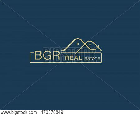 Bgr Real Estate And Consultants Logo Design Vectors Images. Luxury Real Estate Logo Design