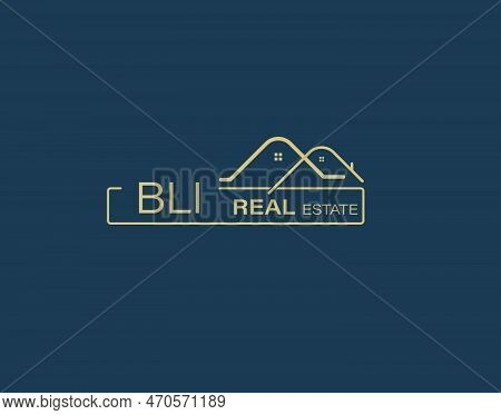 Bli Real Estate And Consultants Logo Design Vectors Images. Luxury Real Estate Logo Design