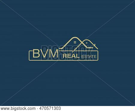 Bvm Real Estate And Consultants Logo Design Vectors Images. Luxury Real Estate Logo Design